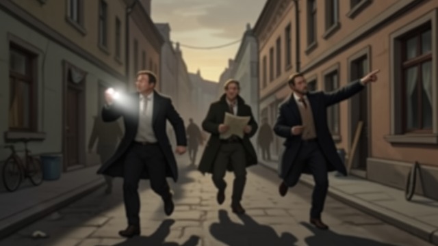 The Hospital Pursuit from "The Mystery of The Invisible Dog". The Hospital Pursuit A quick decision When the decoy collector escapes, Jupiter Jones tells the police where Murphy is.
