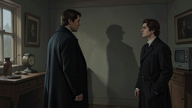 An Apparition Observed from "The Mystery of The Invisible Dog". An Apparition Observed Shared perception Jupiter Jones sees a darker presence in the den and Prentice is relieved that someone else has witnessed it.