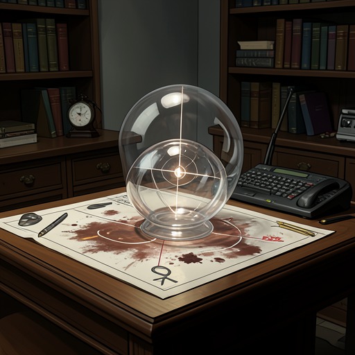 Objects Hidden in Plain Sight from "The Mystery of The Invisible Dog". The story repeatedly turns ordinary objects into evidence, connecting the transparent sculpture, the marked desk, and Murphy’s carefully managed appearances.