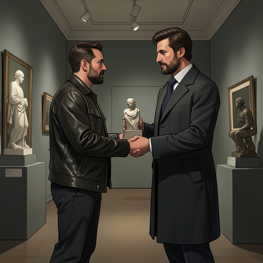 Fenton and Edward’s Bond from "The Mystery of The Invisible Dog". The case’s emotional weight comes partly from Fenton Prentice’s friendship with Edward Niedland and his determination to recover a work made for him.