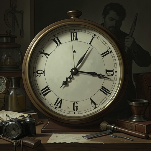 The Ransom Clock from "The Mystery of The Invisible Dog". A two-day deadline transforms the recovery of the sculpture into a timed contest between the burglar’s instructions and Jupiter Jones’s preparations.