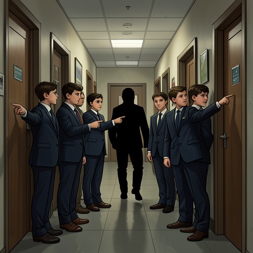 The Search for the Thief from "The Mystery of The Invisible Dog". The Three Investigators gradually narrow a crowded field of neighbors until timing, motive, and routine identify the person behind the crimes.