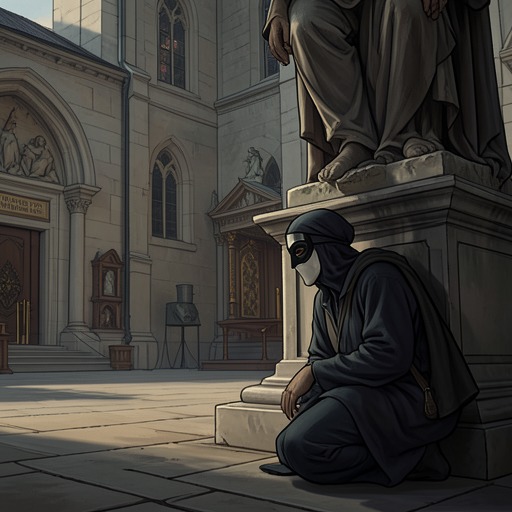 The Church Intrusion from "The Mystery of The Invisible Dog". The church serves first as a burglar’s hiding place and later as a setting where a genuine criminal threat becomes entangled with ghost stories.