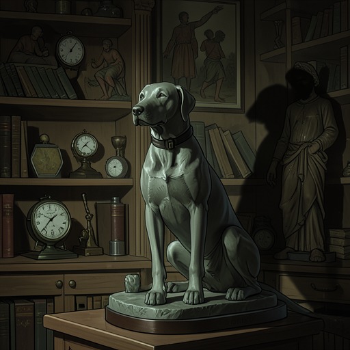 The Many Meanings of a Dog from "The Mystery of The Invisible Dog". The Carpathian Hound moves from folklore to artwork to stolen property and finally to a test of how different characters assign meaning to an object.