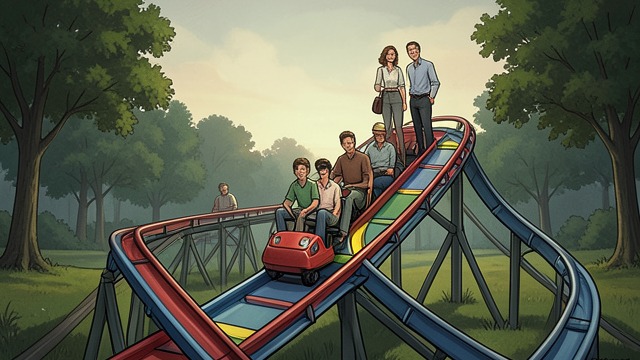 The Blue Flash from "All the Bright Places". The Blue Flash A homemade thrill John Ivers shows Theodore Finch and Violet Markey his backyard roller coaster.