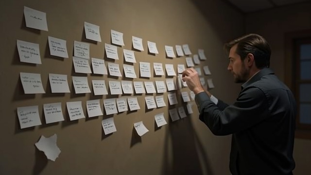 Words Become a Tune from "All the Bright Places". Words Become a Tune Turning fragments into form Theodore Finch shows Violet Markey how he arranges Post-it words into a song.