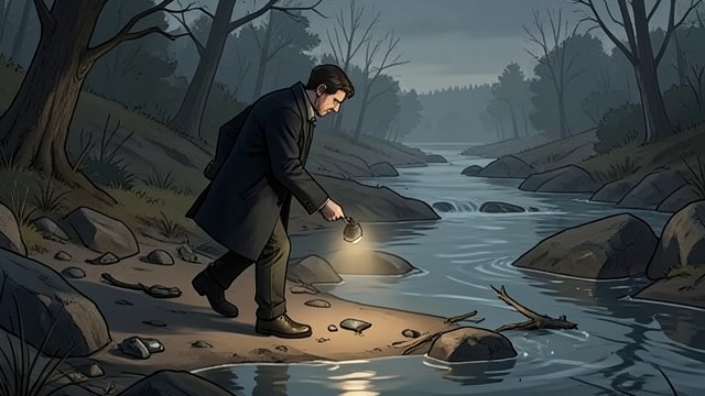 A Cross in the Riverbed from "All the Bright Places". A Cross in the Riverbed The crash site remains Theodore Finch runs past the damaged section of A Street Bridge and descends into the old riverbed, where pieces…