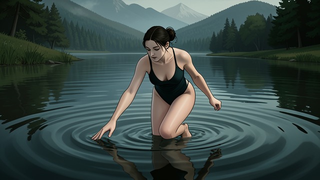 Entering the Water Alone from "All the Bright Places". Entering the Water Alone A search without certainty Violet Markey removes her shoes and enters Blue Hole after seeing Theodore Finch’s clothes on the bank.