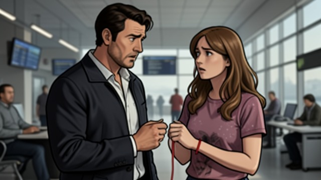 Emma Returns from "The Changeling". A Promise Revisited Waiting at the airport Apollo stays overnight at the airport for Emma, who returns from Brazil with little luggage and a red string around…