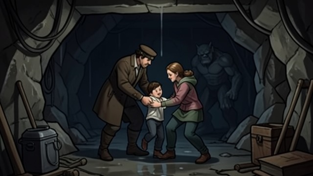 A Family Reunited from "The Changeling". The Family Returns A child recovered Apollo and Emma find Brian alive in the troll’s underground chamber and pull him from the creature after it swallows him.