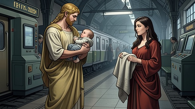 A Name with History from "The Changeling". A Son Named Brian A sudden request After catching the baby on the train, Apollo asks Emma whether they can name him Brian.