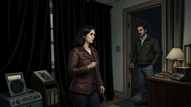 A Mother’s Vigilance from "The Changeling". Protection Becomes Fixation Home security efforts Emma installs blackout curtains and seeks chains for Brian’s room, attempting to make the apartment secure.