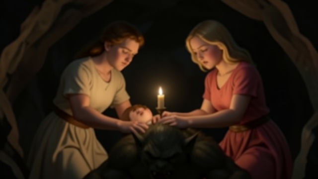 A Cautious Reunion from "The Changeling". Trust Rebuilt in Action Shared danger Apollo follows Emma into the cave, and the two work together to get Brian out of the troll’s body.