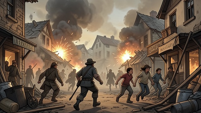 The Community Is Attacked from "The Changeling". Coercion Becomes Destruction Explosions strike the settlement Kinder Garten’s campaign reaches the island, destroying buildings and forcing the Wise Ones to…