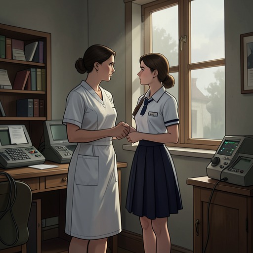 Emma’s Sisterhood with Kim from "The Changeling". Kim’s care for Emma begins in childhood, deepens through midwifery and crisis, and is tested by the secrecy required to protect her sister.