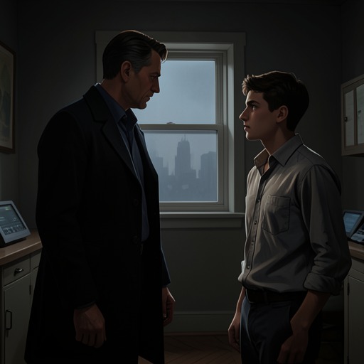 Apollo and William’s Uneasy Alliance from "The Changeling". William first appears to rescue Apollo from isolation, but his hidden agenda, digital reach, and family history turn assistance into coercion.