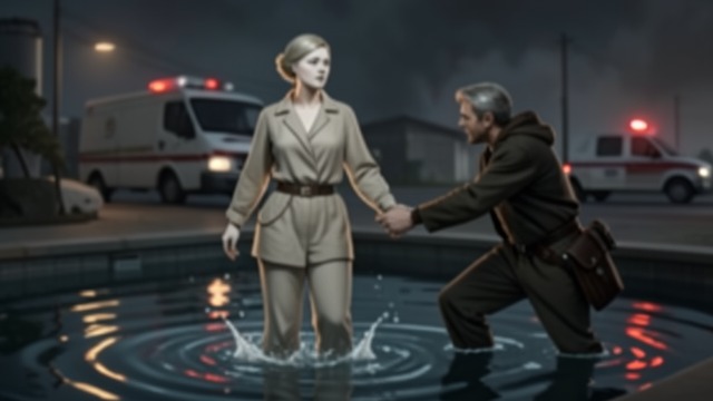 Alive in the Pool from "Our Chemical Hearts". Alive in the Pool Discovery Henry reaches the station and finds Grace standing waist-deep in the cold water, alive and overwhelmed.