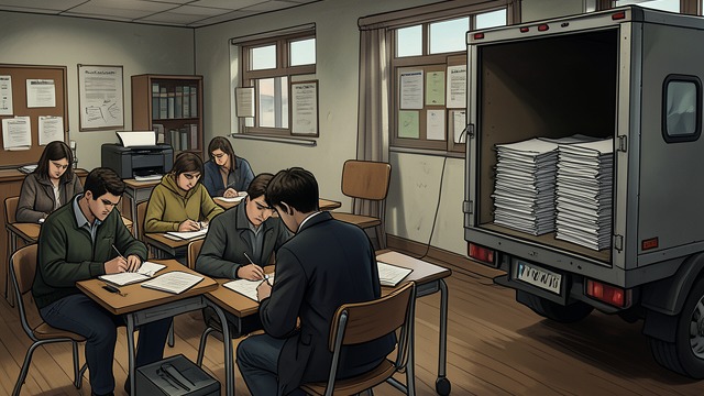 A Schoolwide Effort from "Our Chemical Hearts". A Schoolwide Effort Recruits arrive Henry and Lola gather students to write, draw, and confess.