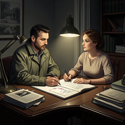 The Newspaper’s Imagined Family from "Our Chemical Hearts". This thread follows the playful family world Henry, Grace, and Lola invent around their editorial work, and the emotional significance Henry assigns to it.