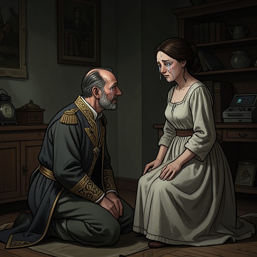 A Father and Son Reunited from "De brief voor de Koning". Tiuri’s long absence strains his family’s hopes, then ends in a reunion that reveals his father’s trust and his mother’s worry.