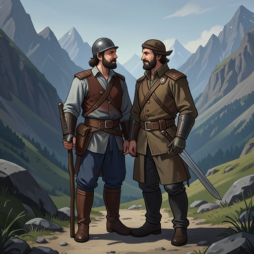 Tiuri and Piak’s Fellowship from "De brief voor de Koning". Trust grows between Tiuri and Piak through shared risks, mutual protection, and the freedom to choose different paths.