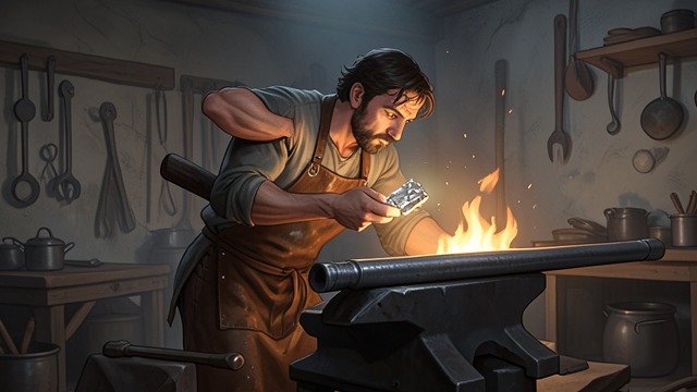 Ilmarinen Calls Iron to the Forge from "Kalevala". Ilmarinen Calls Iron to the Forge A promise of useful work Ilmarinen finds iron where animals have crossed the wetlands and persuades it to enter the furnace.