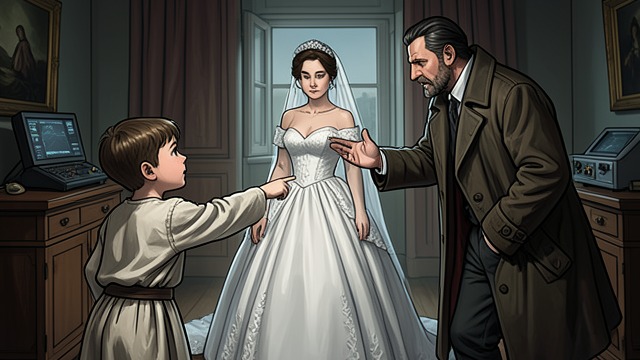 The Children Answer the Adults from "Kalevala". The Children Answer the Adults A sharp welcome A child criticizes the bride for arriving without gifts and questions her value.