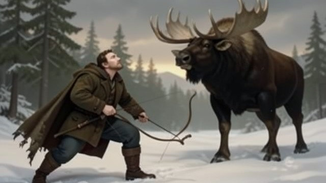 The Hiisi Moose from "Kalevala". The Hiisi Moose A hunt made difficult Lemminkainen pursues a magical moose through the forests and snowfields.