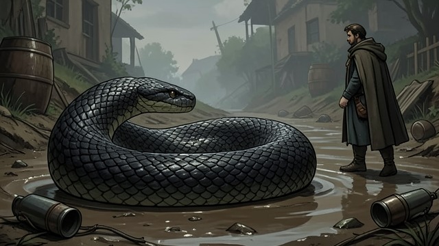 The Serpent’s Origin Is Sung from "Kalevala". The Serpent’s Origin Is Sung A shape refuses command A great serpent blocks Lemminkainen’s path and ignores his first instructions.