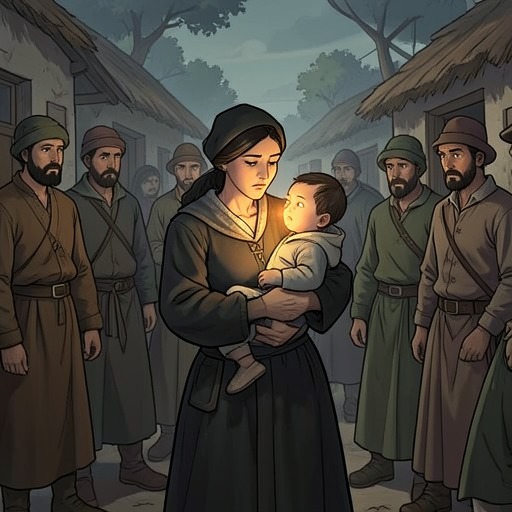 Mariatta’s Miraculous Child from "Kalevala". This flow follows Mariatta’s conception, rejection by her family, search for shelter, and the recognition of her child as a ruler.