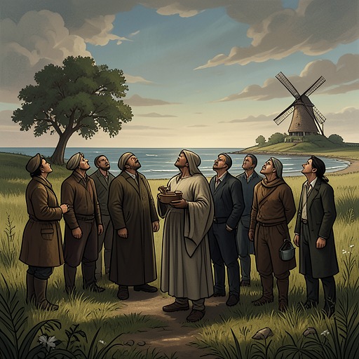 The Folk Belief in a Living World from "Kalevala". This flow follows the epic’s treatment of people, animals, plants, and elements as active participants in a shared living order.