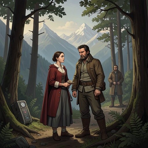 Louhi’s Rivalry with Wainamoinen from "Kalevala". This flow follows the changing relationship between Louhi and Wainamoinen, from rescue and bargain to theft, pursuit, and a partial settlement.