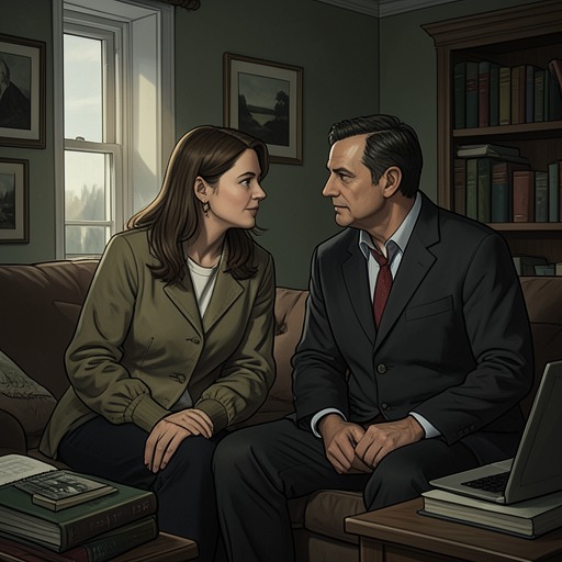 Irene and Brian’s Marriage from "Passing". This flow explores a marriage held together by affection, shared history, and Irene’s attempt to direct a future Brian experiences as confining.