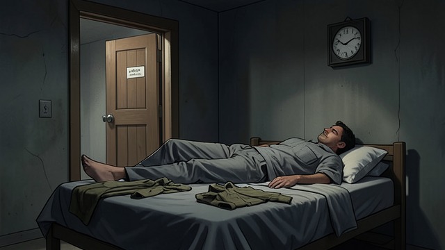 The Unanswered Court Call from "The Room". The Unanswered Court Call An invitation to move The cell door opens and a set of prison clothes is tossed onto the bed.