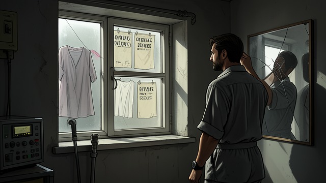 Nighttime Counting from "The Room". Nighttime Counting An enclosed present The unnamed prisoner studies the laundry signs through the small window, checks his face in the mirror, and measures the…