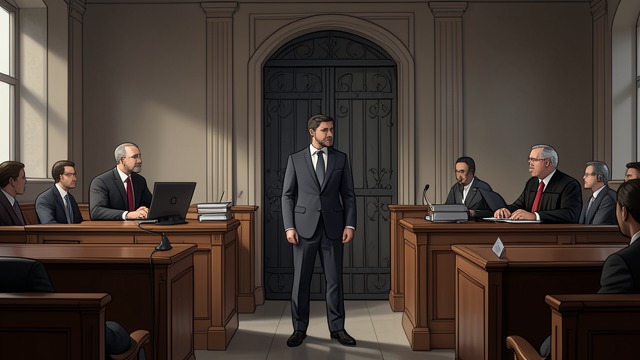 Choosing to Defend Himself from "The Room". Choosing to Defend Himself A role seized in imagination The prisoner imagines waiving counsel and addressing the court on his own behalf.