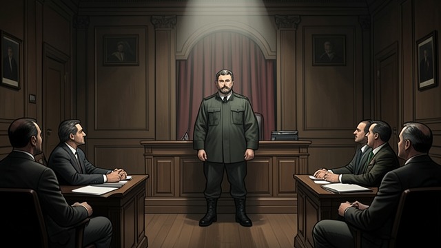 The Trial as a Weapon from "The Room". The Trial as a Weapon A Revised Legal Contest The Unnamed protagonist imagines taking control of his defense and exposing the officers’ contradictions before a…