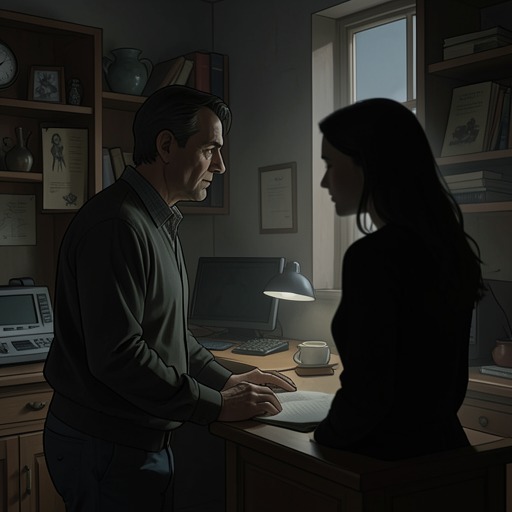 An Imagined Bond with Mrs. Haagstromm from "The Room". This thread follows the protagonist’s imagined identification with Mrs.