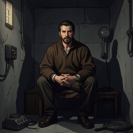 Time Without Passage from "The Room". This flow follows the prisoner’s experience of time as an oppressive force that alternately drags, disappears, and finally loses meaning.