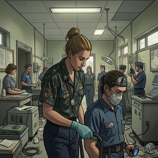 The Hospital’s Katrina Crisis from "Five Days at Memorial". The central crisis follows Memorial Medical Center from confidence in its storm readiness through isolation, improvised evacuation, and a contested aftermath.