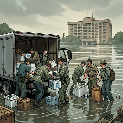 Memorial’s Evacuation Plan from "Five Days at Memorial". This thread traces the practical evacuation effort as improvised rescue develops into a difficult, changing process.