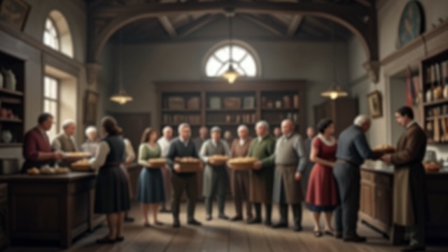 A Family Without Want from "Utopia". Security Across Generations Less Fear of the Future Raphael argues that shared stores relieve families of anxiety about hunger and old age.