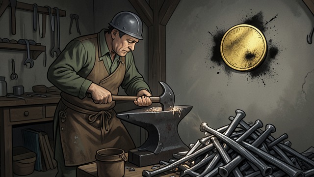 Metal Without Necessity from "Utopia". Use Versus Rarity Iron Before Gold Utopians prize iron more than gold because it is necessary for ordinary life.