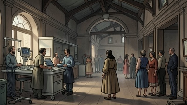 Hospitals and Compassion from "Utopia". Care for the Sick Shared Medical Support Utopian cities maintain large hospitals and direct suitable provisions to patients.