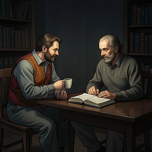 More and Giles’s Friendship from "Utopia". This flow traces how Peter Giles’s friendship supports More’s stay in Antwerp and creates the personal setting for the book’s intellectual exchange.