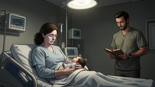 Océane’s Birth from "And Their Children After Them". A New Center of Gravity The infant arrives The birth of Océane reorganizes the couple’s days around feeding, sleep, and care.