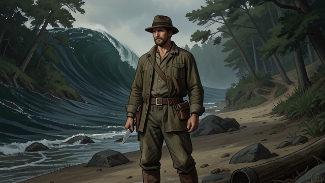 A Secret Kept by Hacine from "And Their Children After Them". Witness Without Certainty Searching the shore Hacine finds Patrick’s clothing and hunting knife, waits, and calls into the water.