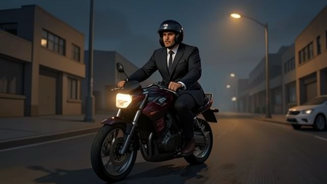 A Ride After the Match from "And Their Children After Them". The Past in Motion A borrowed motorcycle Anthony persuades Hacine to let him ride the Suzuki.