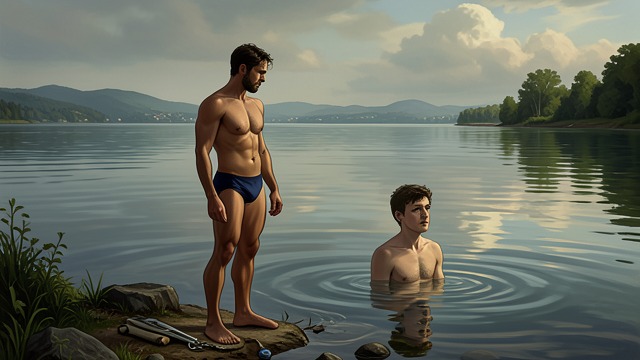 The Lake as a Warning from "And Their Children After Them". Memory Enters the Present Anthony remembers Anthony thinks of the missing boy when his cousin suggests swimming.