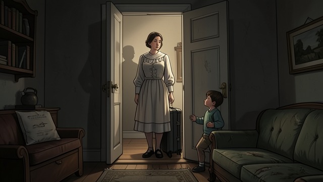 The Attempt to Leave from "And Their Children After Them". Separation as a Threat Repeated departures Hélène packs her bags and stays with her sister after fights, then returns to the household.